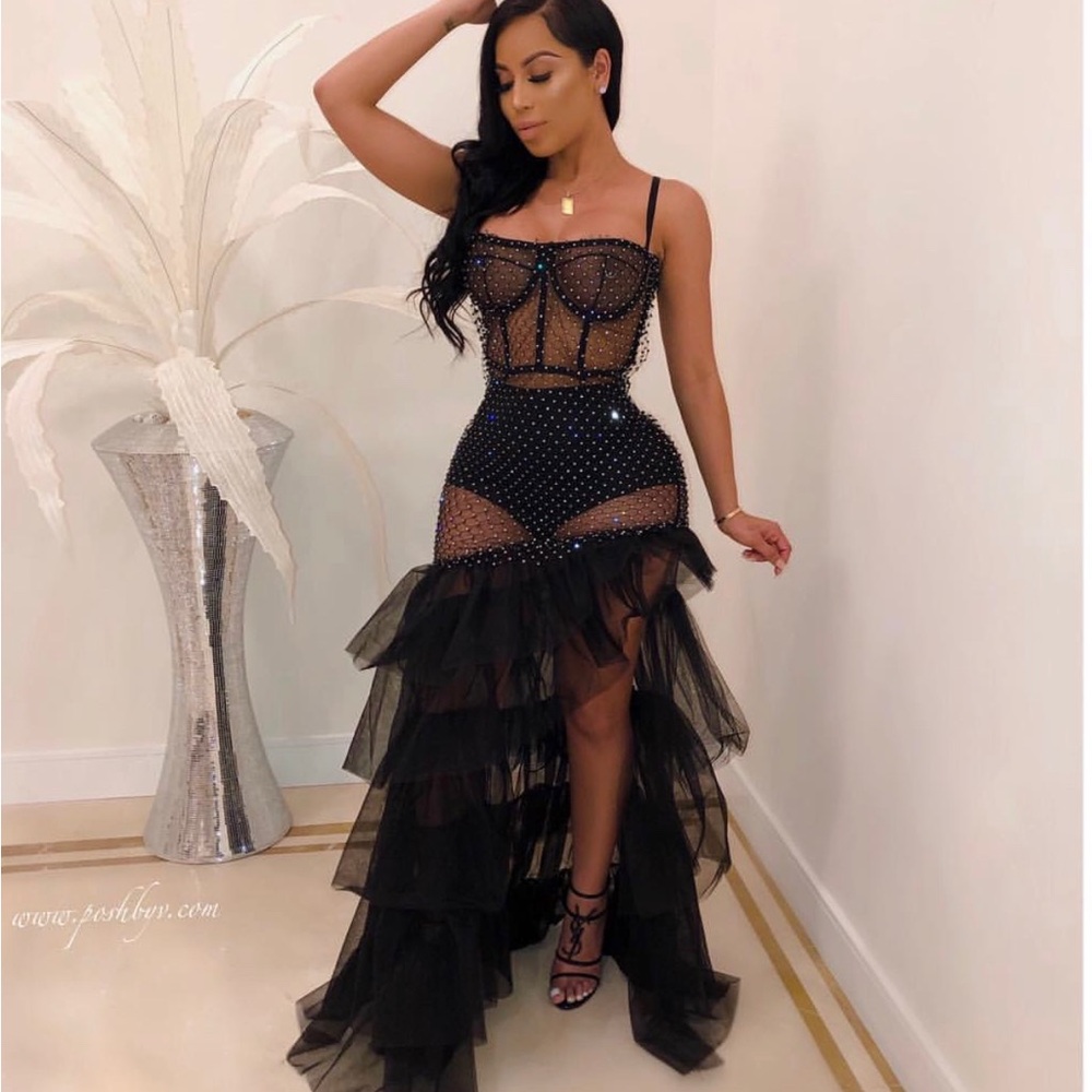 Crystal dress black